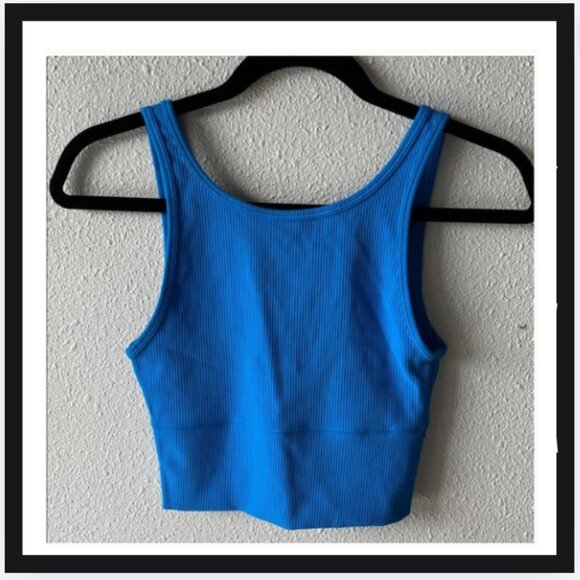 Lululemon Power Pivot Ribbed Tank Top Poolside - Picture 3 of 4
